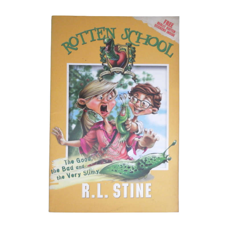 Rotten School Books 2-4 and 8 Set by R. L. Stine Softcover