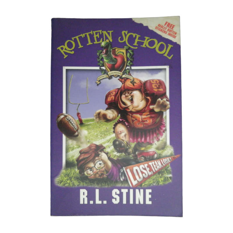 Rotten School Books 2-4 and 8 Set by R. L. Stine Softcover