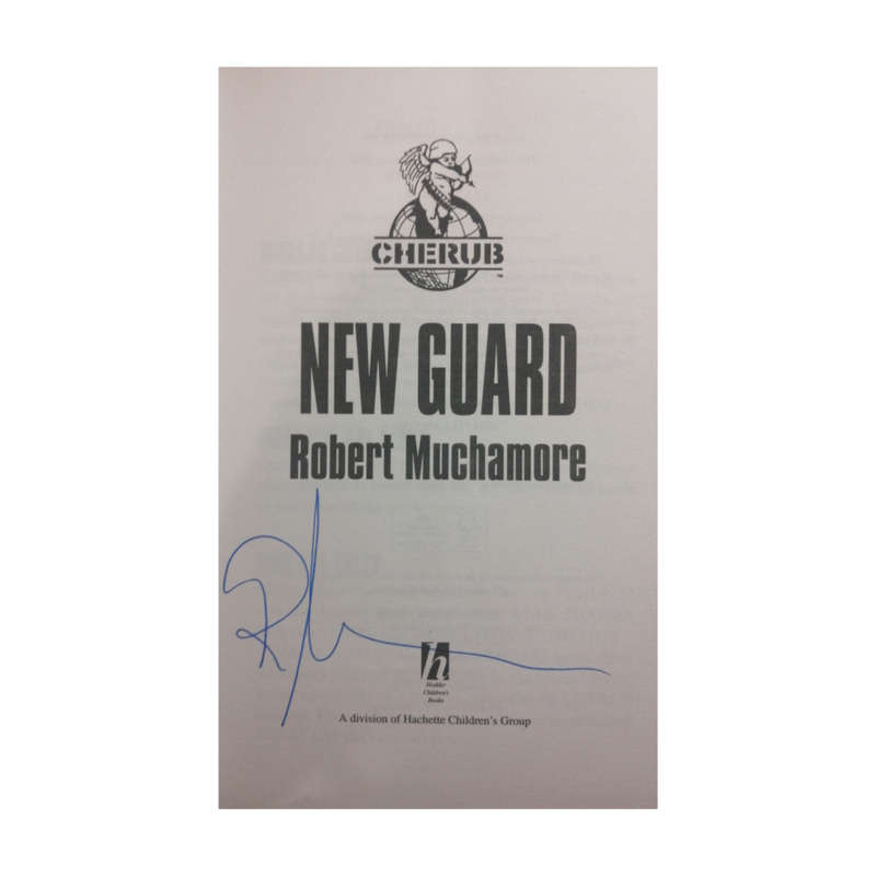 2016 New Guard by Robert Muchamore Hardcover w/Dustjacket signed by author