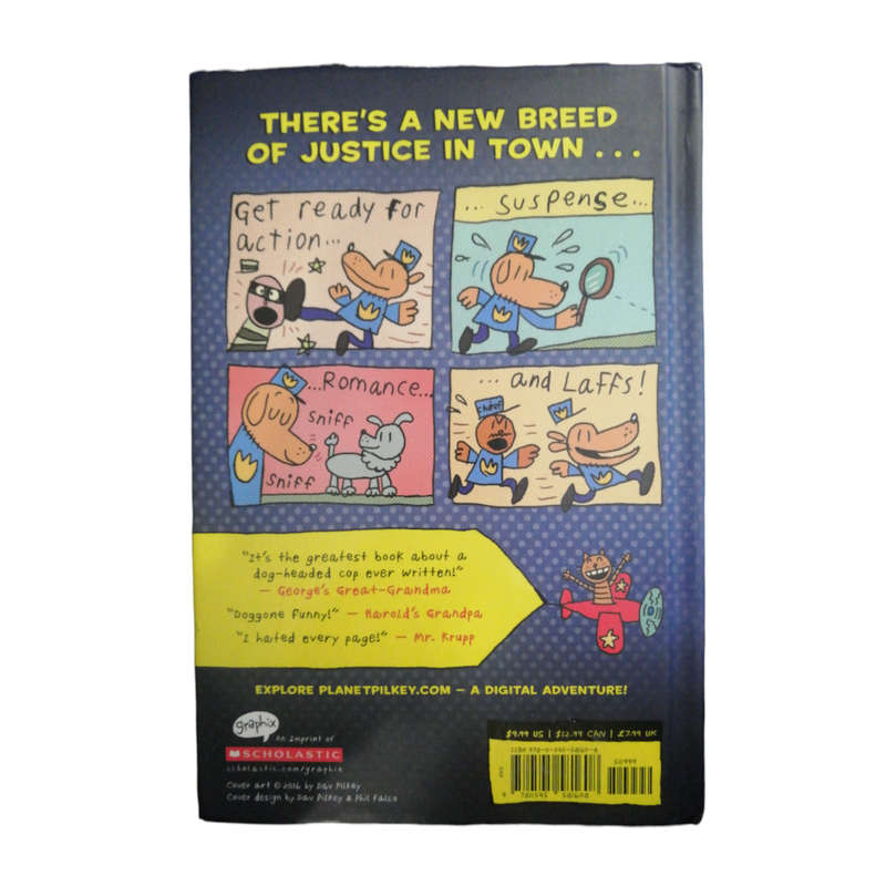 2016 Dogman by Dav Pilkey Hardcover w/o Dustjacket