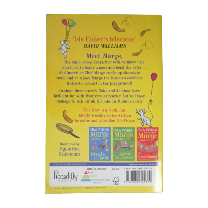 Marge In Charge, Marge And The Secret Tunnel And Marge And The Great Train Rescue 3 Book Set by Isla