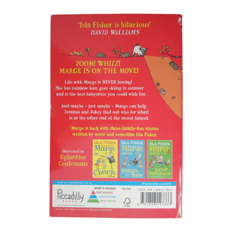 Marge In Charge, Marge And The Secret Tunnel And Marge And The Great Train Rescue 3 Book Set by Isla