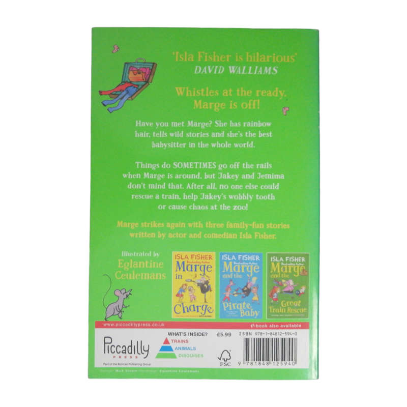 Marge In Charge, Marge And The Secret Tunnel And Marge And The Great Train Rescue 3 Book Set by Isla