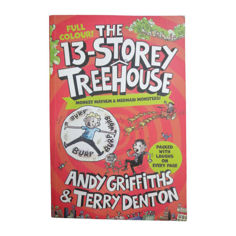 2023 The 13-Storey Treehouse- Colour Edition by Andy Griffiths and Terry Denton Softcover
