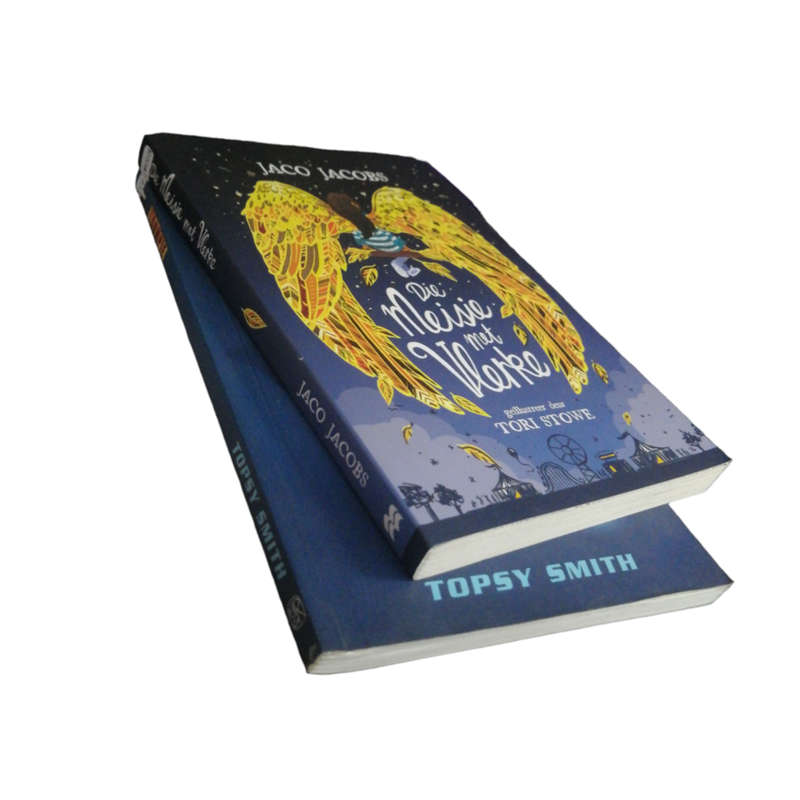 Die Meisie Met Vlerke by Jaco Jacobs And Trompie by Topsy Smith 2 Book Set Softcover