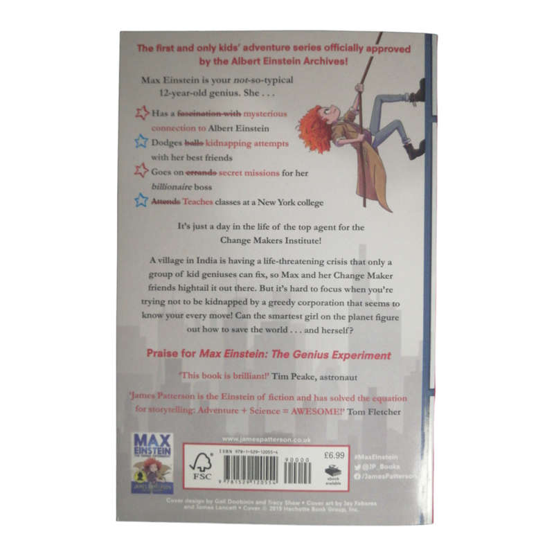 2019 Max Einstein- Rebels With A Cause by James Patterson Softcover