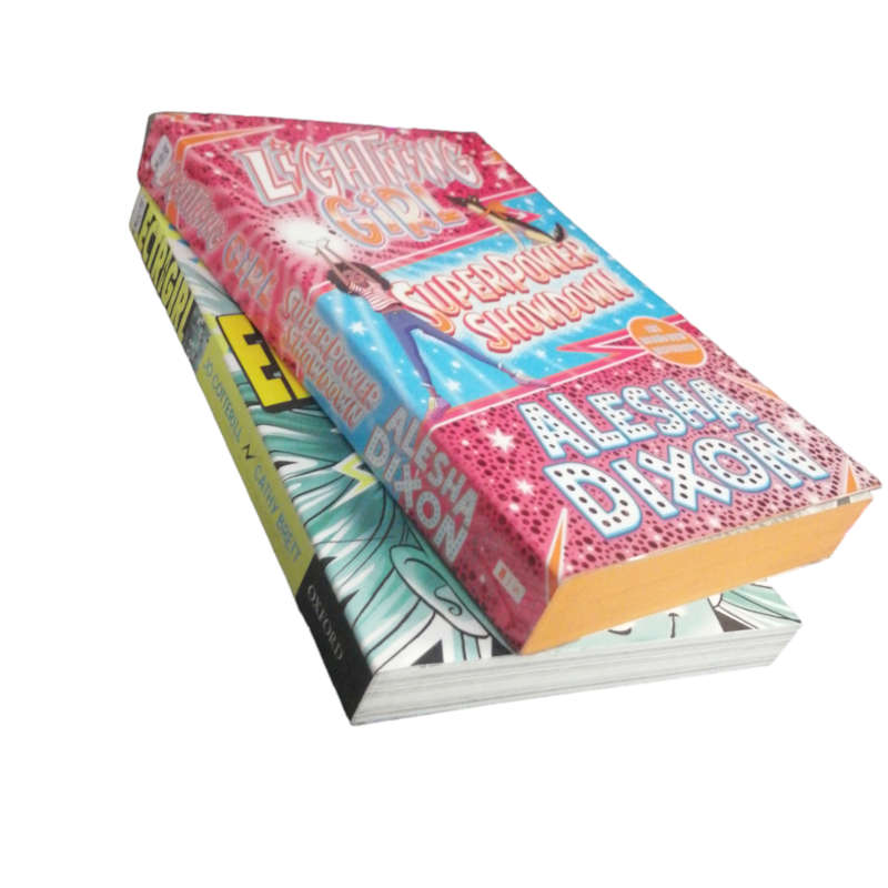 Electrigirl by Jo Cotterill and Lightning Girl- Superpower Showdon by Alesha Dixon 2 Book Set Softco