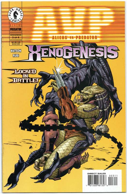 2000 Aliens vs. Predator - Xenogenesis Issue 3 of 4 NM by Andi Watson and Mel Rubi Softcover