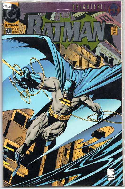 1993 Batman Issue 500 Special Edition Die-Cut Cover NM Softcover