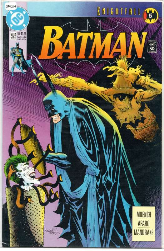 1993 Batman Issue 494 NM Softcover