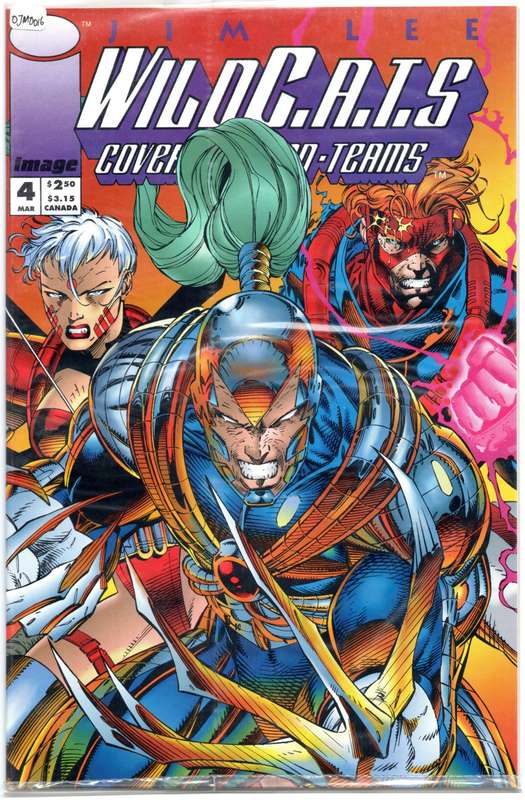 1993 WildC.A.T.S. Covert Action Teams Issue 4 NM by Jim Lee Softcover
