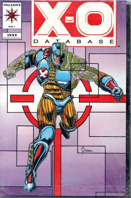 1993 X-O Manowar Retribution and X-O Database Issue 1 NM Softcover