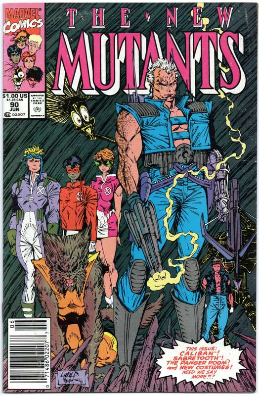 1990 The New Mutants Issue 90 NM Softcover