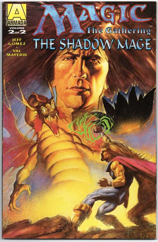 1996 Magic The Gathering- The Shadow Mage Issue 2 of 2 NM Trade Paperback Softcover