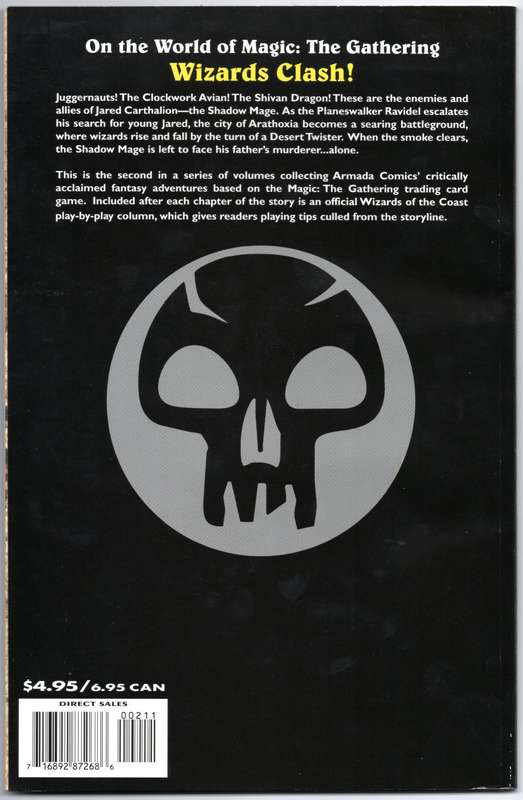 1996 Magic The Gathering- The Shadow Mage Issue 2 of 2 NM Trade Paperback Softcover