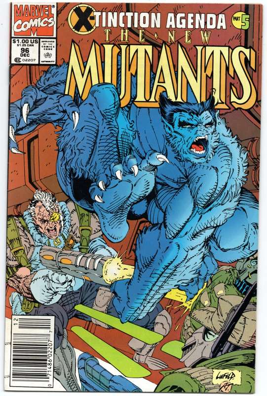 1990 The New Mutants Issue 96 NM Softcover
