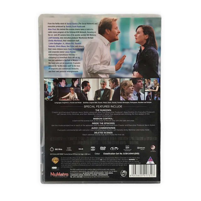 The Newsroom The Complete First Season DvD