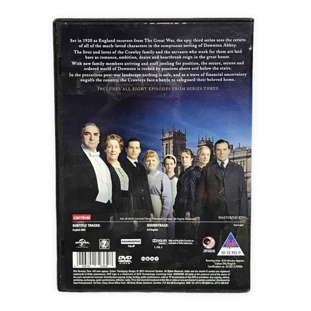 Downton Abbey Season 3 Dvd
