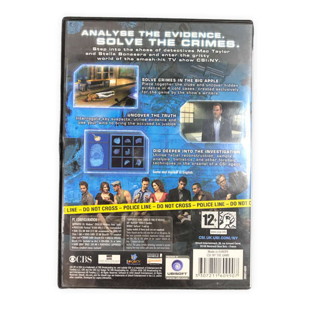 CSI: NY The Game (PC DVD)