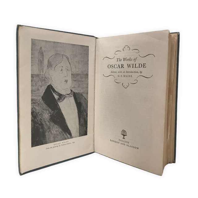 The Works of Oscar Wilde 1954, printed by Collins