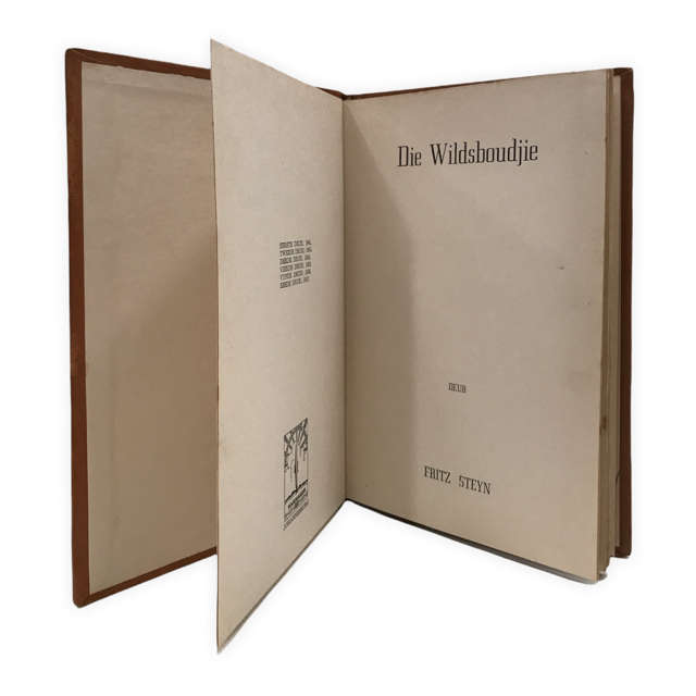 Die Wildsboudjie by Fritz Steyn 1956 6th Print Hardcover