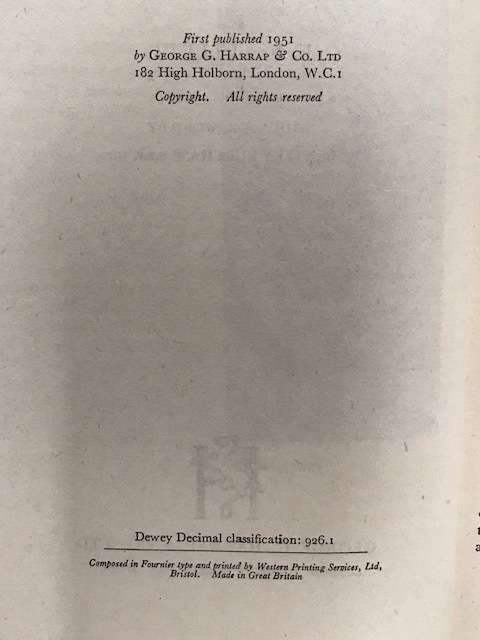 Bernard Spilsbury His Life and Cases by Douglas G. Browne 1951 First Edition