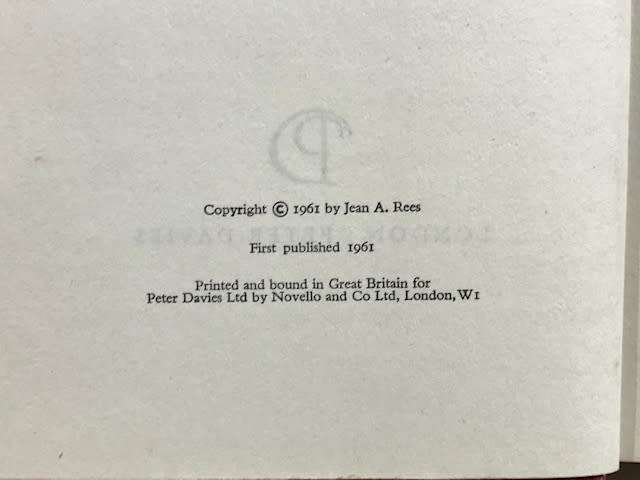 Road to Sodom a Novel by Jean Rees 1961 First Edition w/Dustjacket