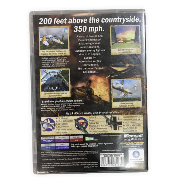 Microsoft Combat Flight Simulator 3 - Battle for Europe (PC DVD)