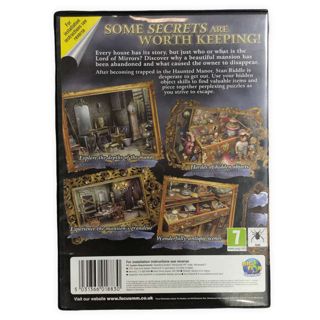 Haunted Manor Lord of Mirros (PC DVD)