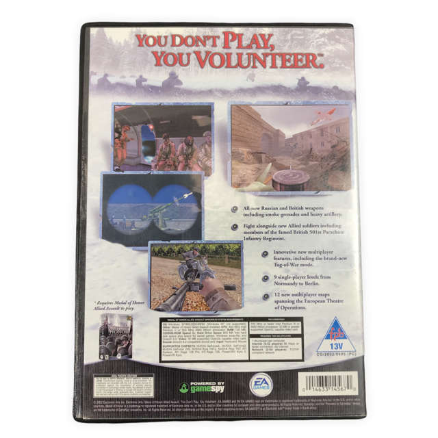 Medal of Honor Allied Assault - Spearhead Expansion Pack - (PC DVD)