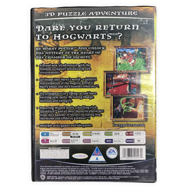 Harry Potter and The Chamber of Secrets (PC DVD)