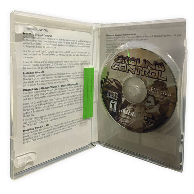Ground Control (PC DVD) - CD has some scratches
