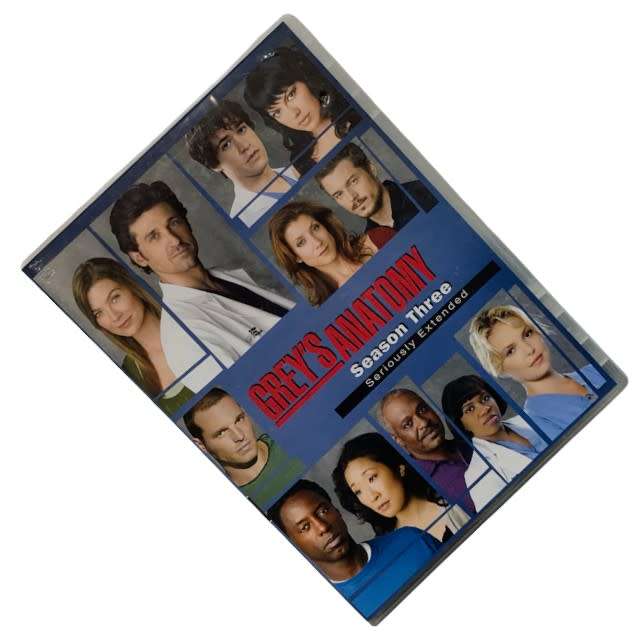 Grey's Anatomy Season 3 Dvd (Seriously Extended)