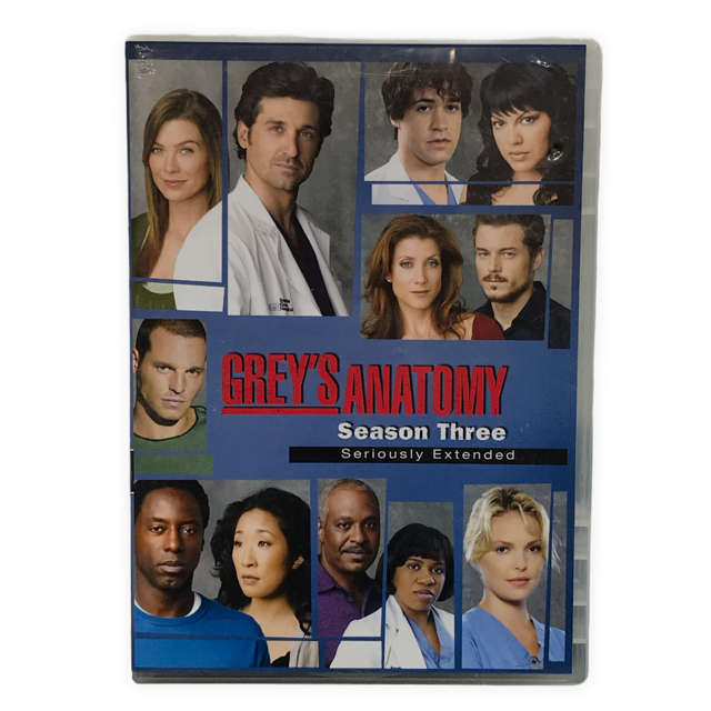 Grey's Anatomy Season 3 Dvd (Seriously Extended)