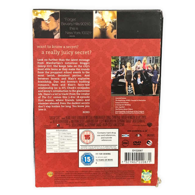 Gossip Girl The Complete 1st Season DvD