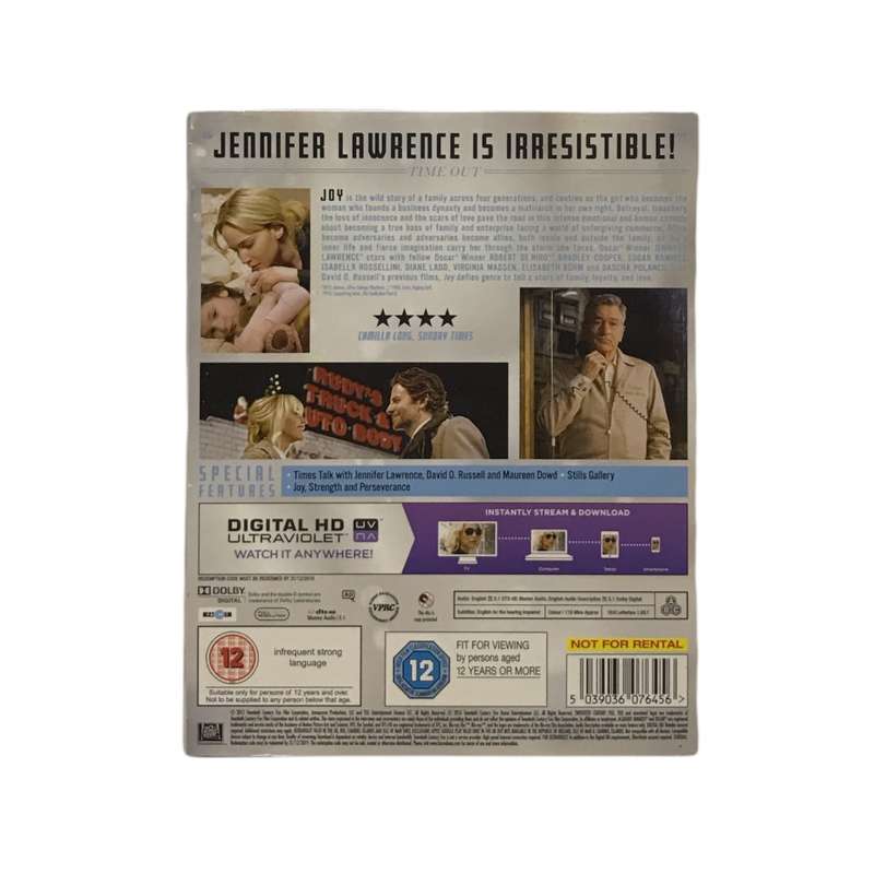 Joy Blu-Ray Dvd