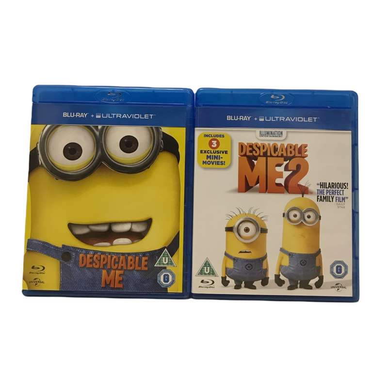 Despicable Me & Despicable Me 2 (Double The Fun Boxset) Blu-Ray Dvd