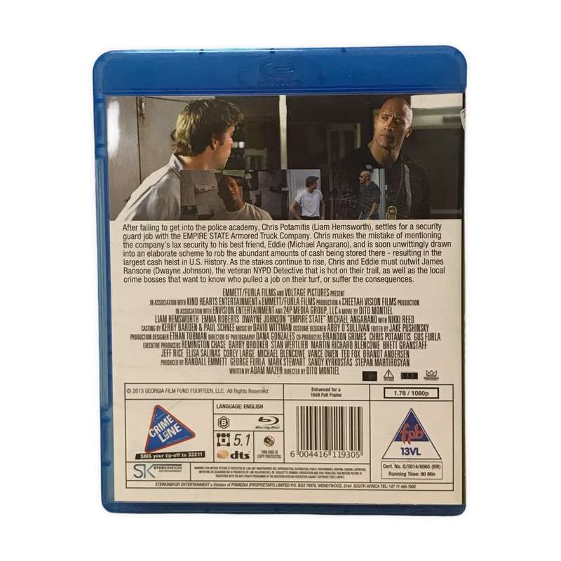 Empire State Blu-Ray Dvd