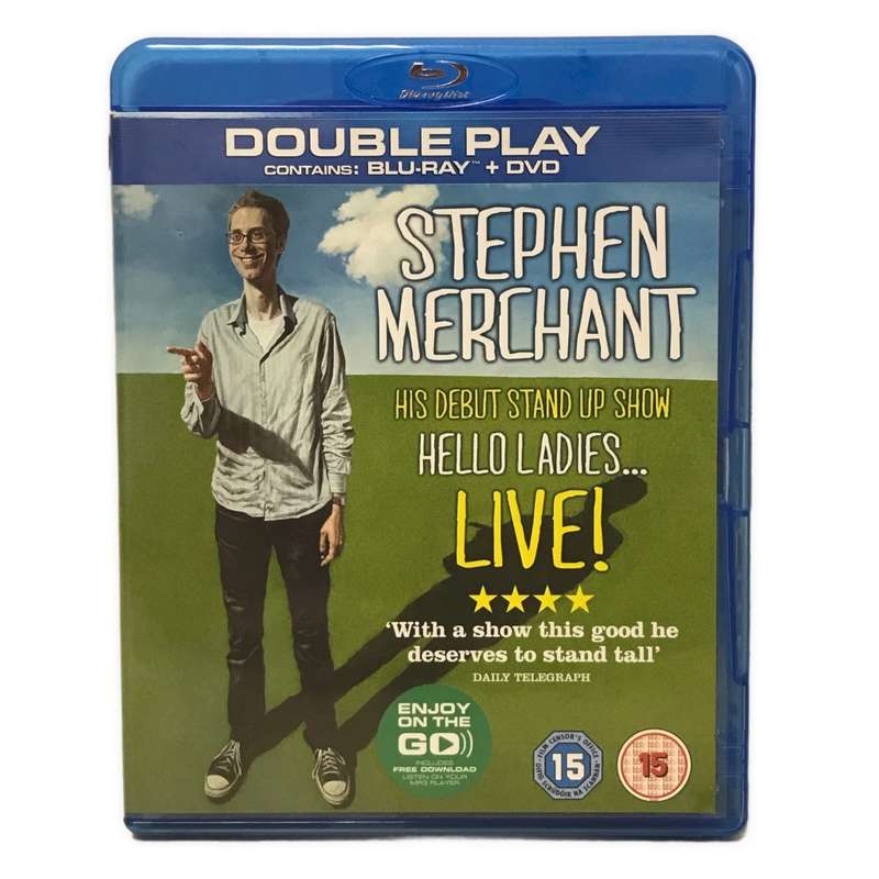 Stephen Merchant - Hello Ladies.Live! (Double Play) Blu-Ray Dvd