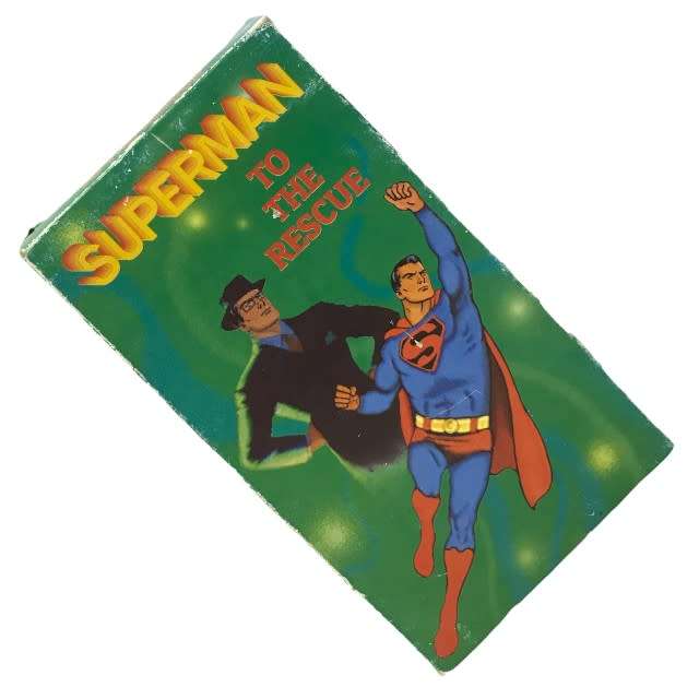Superman To The Rescue VHS Tape