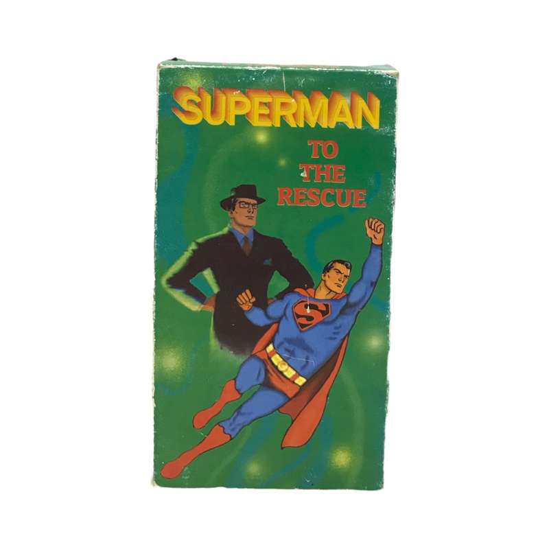 Superman To The Rescue VHS Tape