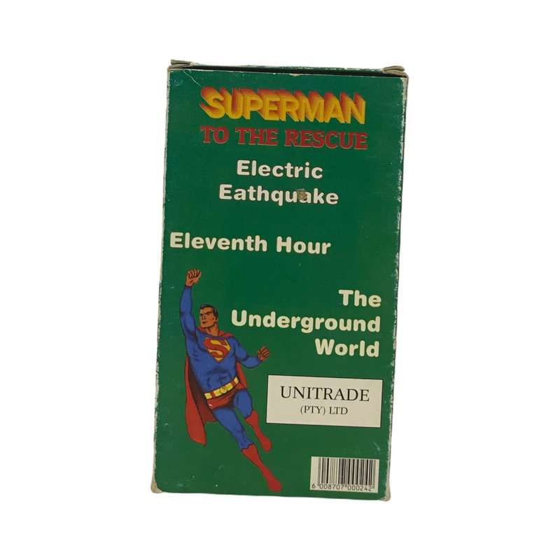 Superman To The Rescue VHS Tape