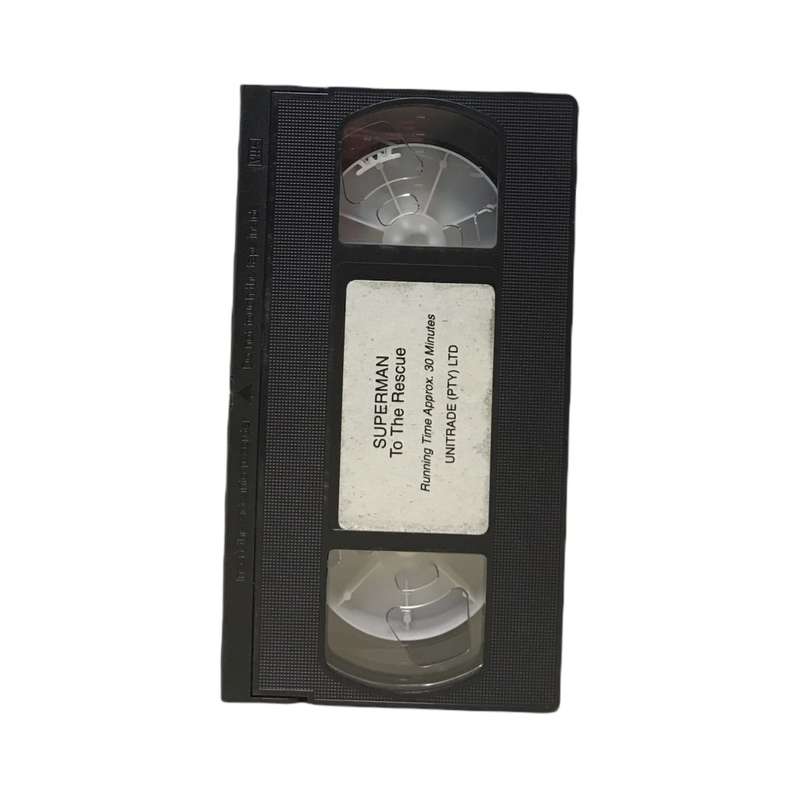 Superman To The Rescue VHS Tape