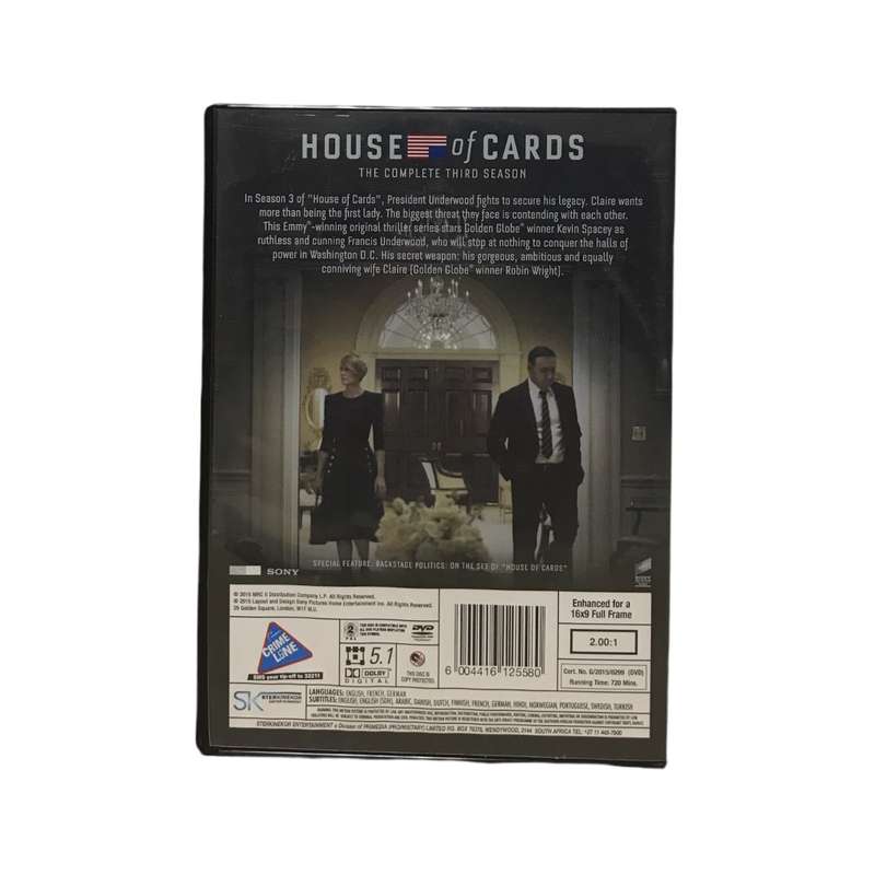 House Of Cards: Volume Three - Chapters 27-39 DVD