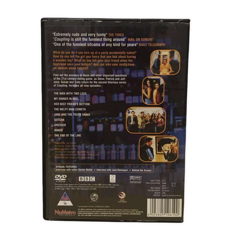 Coupling: The Complete Second Season DVD