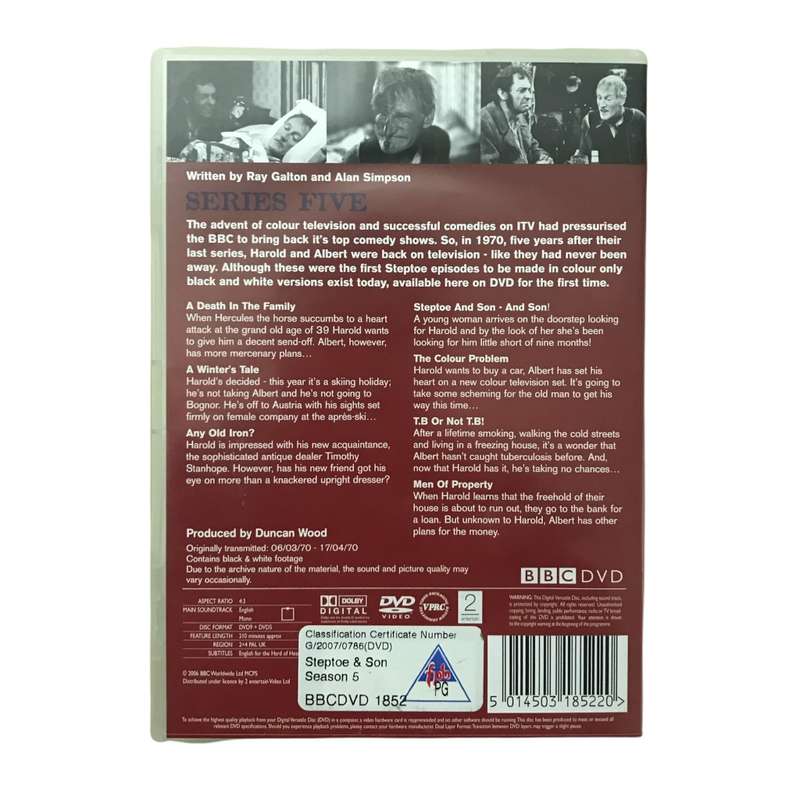 Steptoe & Son: Series Five - Galton & Simpson's DVD