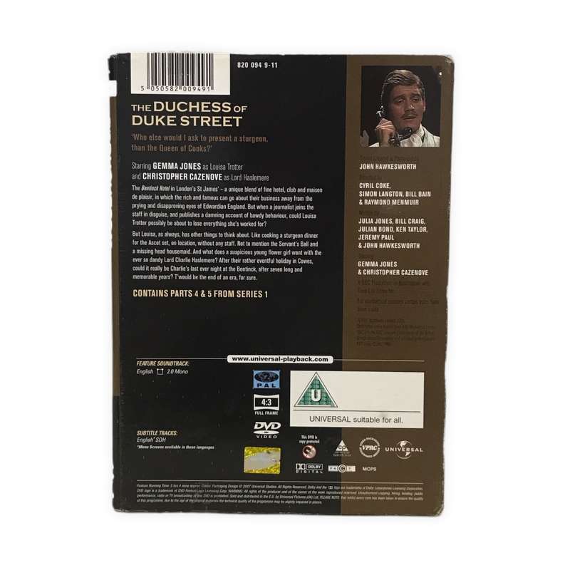 The Duchess Of Duke Street: Series 1 - Volume 2 DVD