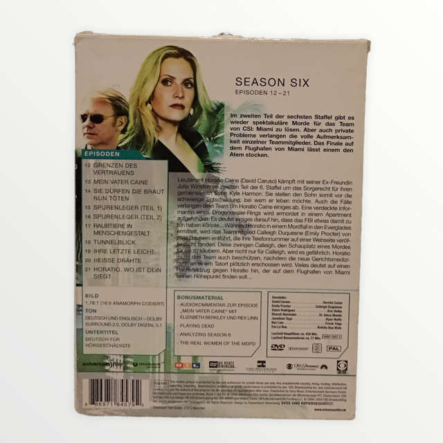 CSI Miami: Season 6 DVD