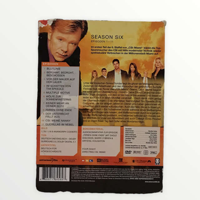 CSI Miami: Season 6 DVD