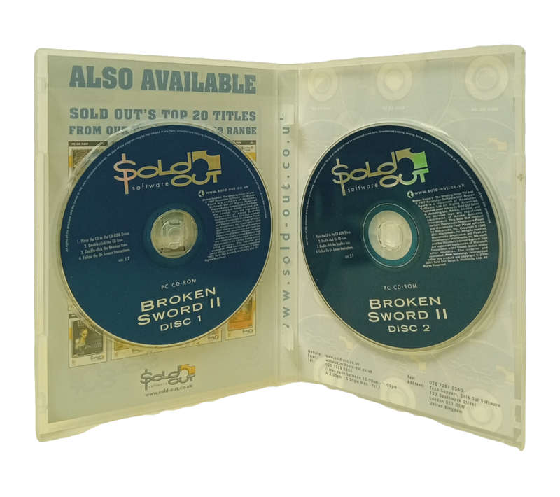 Broken Sword 2: The Smoking Mirror PC (DvD)